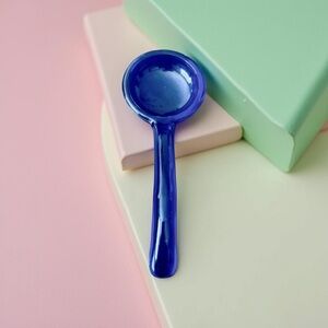 Cobalt Depression Glass Spoon